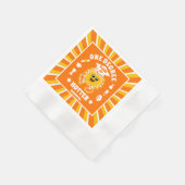 ワンディグホッターレトロ卒業パーティー 縁ありカクテルナプキン (角)