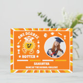 ワンディグホッターレトロ2写真卒業 案内状 (スタンド正面)