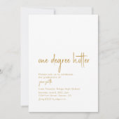 ワンディグホッター卒業パーティー招待状 招待状 (正面)