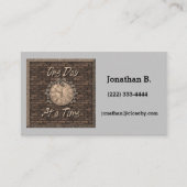 ワンデイアットタイムスローガンスピリチュアル引用文 名刺 (正面)