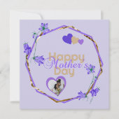 ワンデイジー - カスタマイズできる母の日カード カード (正面)