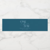 ワンデイモア ウェディングリハーサル ティール ペットボトルラベル (シングルラベル)