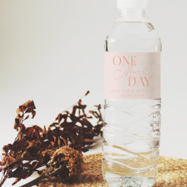 ワンデイ追加 ウェディングリハーサル ブラッシュピンク ペットボトルラベル