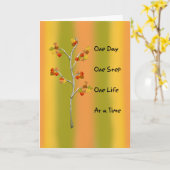 ワンデイ ワンステップ カード (黄色い花)