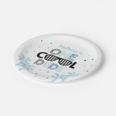 ワンデカッコいいューサングラスボーイファースト誕生日 ペーパープレート (アングル)