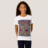 ワンデル、1884年ウィリアム・モリス Tシャツ (正面フル)