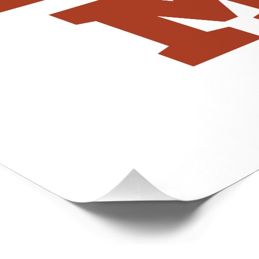 ワントラックマインドトラックおもしろいとフィールド ポスター (コーナー)