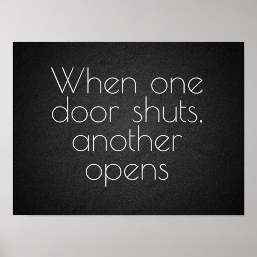 ワンドアの感動的引用文 ポスター (正面)