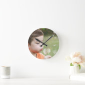 ワンドゥア・ミット・デイネム・イーゲナン・フォト ラウンド壁時計 (ホーム)