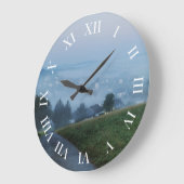 ワンドゥールヘルブストモルゲンイムシーガーランド ラージ壁時計 (傾斜)
