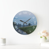 ワンドゥールヘルブストモルゲンイムシーガーランド ラージ壁時計 (ホーム)