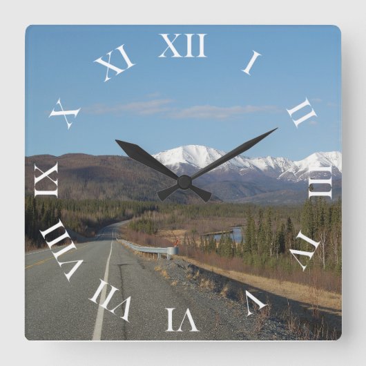 ワンドゥール高速道路 スクエア壁時計 (正面)