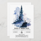 ワンドウィエルダーウィザード誕生日 招待状 (正面/裏面)