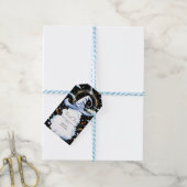 ワンドウィザーお洒落ドハットベイビーシャワー ギフトタグ (より糸付き)