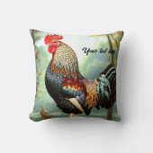 ワンドットカラフルルースター クッション (正面)