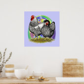 ワンドット：イースター卵ペア ポスター (キッチン)