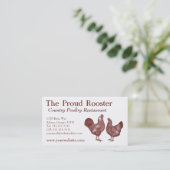 ワンドット・チキン、オンドスター、ヘン 名刺 (スタンド正面)