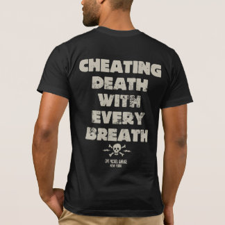 ワンニッケルガレージカンニング死Tシャツ/文字 Tシャツ
