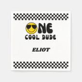 ワンハックールプードファースト1歳 スタンダードカクテルナプキン (正面)