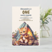 ワンハッピーカンパーウッドランドキャット1歳 招待状 (スタンド正面)