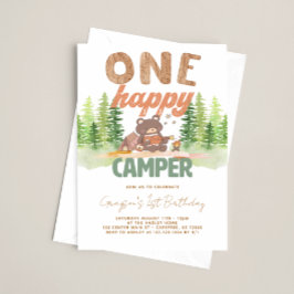ワンハッピーカンパーウッドランド 招待状