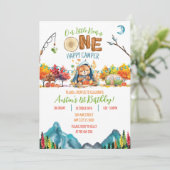 ワンハッピーカンパーオータムアドベンチャー誕生日 招待状 (スタンド正面)