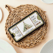 ワンハッピーカンパーファースト誕生日チケット 招待状