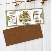 ワンハッピーカンパーファースト誕生日チケット 招待状