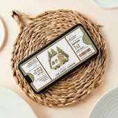 ワンハッピーカンパーファースト誕生日チケット 招待状