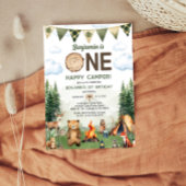 ワンハッピーカンパーファースト誕生日招待状 招待状