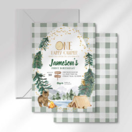 ワンハッピーカンパーファースト誕生日招待状 招待状