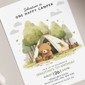 ワンハッピーカンパーファースト誕生日 招待状