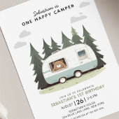 ワンハッピーカンパーファースト誕生日 招待状