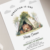 ワンハッピーカンパーファースト誕生日 招待状