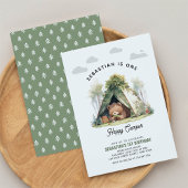 ワンハッピーカンパーファースト誕生日 招待状