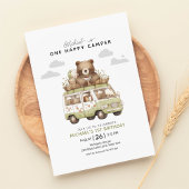 ワンハッピーカンパーファースト誕生日 招待状