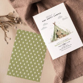 ワンハッピーカンパーファースト誕生日 招待状