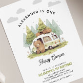 ワンハッピーカンパーファースト誕生日 招待状