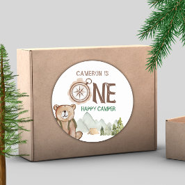 ワンハッピーカンパーベアーウッドランド1歳 ラウンドシール