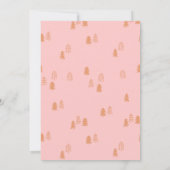 ワンハッピーカンパーベアーガール誕生日招待状 招待状 (裏面)