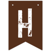 ワンハッピーカンパーベアーフォレストファースト誕生日 バンティングフラッグ (第2の旗)