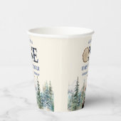 ワンハッピーカンパーベアーブルー1st誕生日パーティー 紙コップ (右)