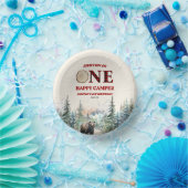 ワンハッピーカンパーベアーレッド1歳の誕生日パーティー ペーパーボウル (パーティー)