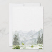 ワンハッピーカンパーマウンテンズアドベンチャー1st誕生日 招待状 (裏面)