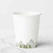 ワンハッピーカンパーマウンテンズ1st誕生日パーティー 紙コップ (裏面)