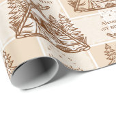 ワンハッピーカンパーマウンテンフォレスト1st誕生日 ラッピングペーパー (ロールコーナー)