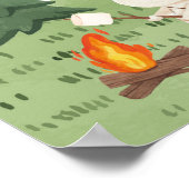 ワンハッピーカンパー誕生日キャンピングズモーレバー ポスター (角)