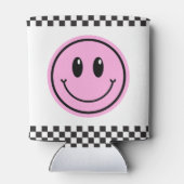 ワンハッピーガールピンクハッピー顔誕生日 缶クーラー (裏面)