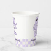 ワンハッピーガールファースト誕生日ピンク 紙コップ (右)