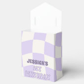 ワンハッピーガールレトロ1stバースデーパーティーフェイスボックス フェイバーボックス (オープン)